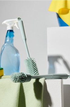 Щітки для чищення пляшок 2 pack - блідо-бірюзовий