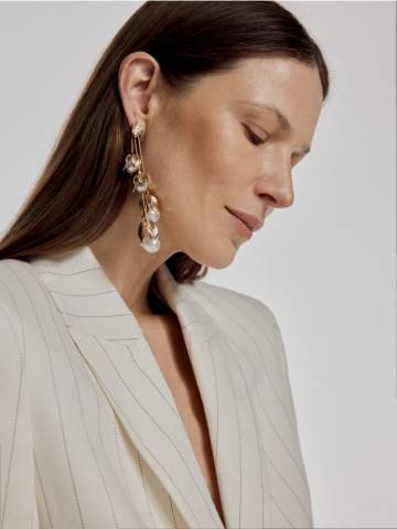 Reserved - EARRINGS - золотий - 344GA-GLD Reserved - EARRINGS - золотий - 344GA-GLD