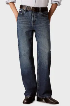 Женские синие джинсы 90s DEEP CURRENT Синий 28-31 Calvin Klein LV047H722G