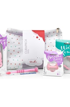 Детский набор для ухода за полостью рта Curaprox Baby Set Pink, 5 предметов