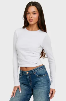 Женский белый лонгслив Белый XS Tally Weijl STSCOJEIA