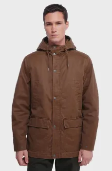 Мужская коричневая парка Коричневый L SPRINGFIELD 2832263