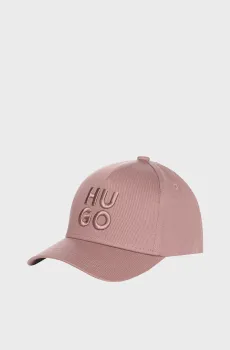 Мужская розовая кепка Розовый ONESIZE HUGO 50533409;236