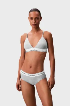 Женский серый бюстгальтер LIGHTLY LINED TRIANGLE Серый L Calvin Klein LV00QF8498
