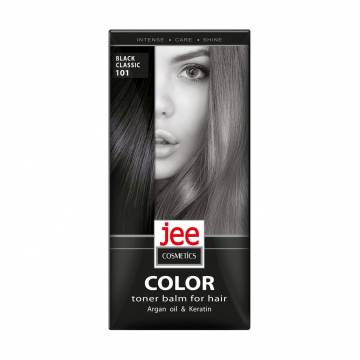 Тонирующий бальзам для волос Jee Cosmetics Color Toner Balm 101 Black Classic, 30 мл Тонирующий бальзам для волос Jee Cosmetics Color Toner Balm 101 Black Classic, 30 мл