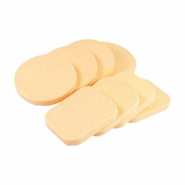 Набор спонжей для макияжа Cosmo Shop Круг + Квадрат, бежевый, 8 шт (CS070B)