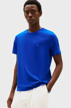 Мужская синяя футболка ESS SEASONAL REG FIT SOLID TEE Синий M Tommy Hilfiger MW0MW39995