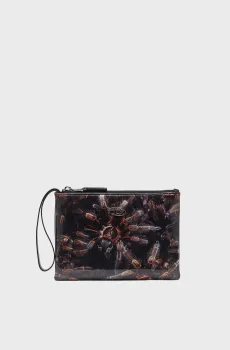 Женский черный кошелек с узором PLAY POUCH II Черный ONESIZE Diesel X10274 P6019