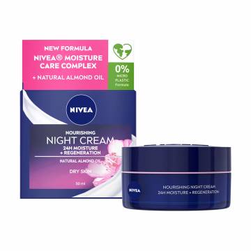Питательный ночной крем для лица NIVEA 24 часа и регенерация, 50 мл Питательный ночной крем для лица NIVEA 24 часа и регенерация, 50 мл