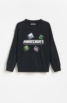 Reserved - Лонгслів Minecraft - чорний - 236JY-99X
