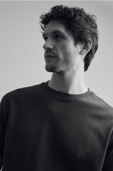 Reserved - Бавовняна футболка боксі - темно-зелений - WD020-79X