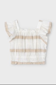 Детская льняная блузка Mayoral