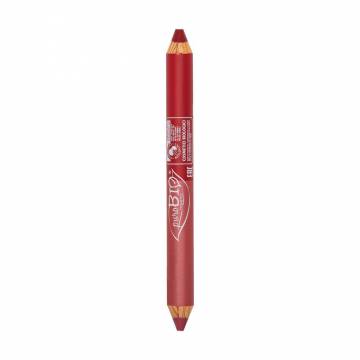 Двойная помада-карандаш для губ PuroBio Cosmetics Duo Lips Day & Night, 2.8 г Двойная помада-карандаш для губ PuroBio Cosmetics Duo Lips Day & Night, 2.8 г