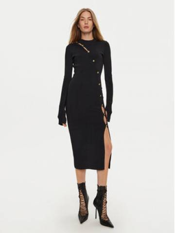 Versace Jeans Couture Трикотажна сукня 77HAOMB3 Чорний Slim Fit Versace Jeans Couture Трикотажна сукня 77HAOMB3 Чорний Slim Fit