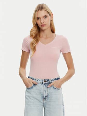 Guess Jeans Футболка W5RI57 KA0H1 Білий Slim Fit Guess Jeans Футболка W5RI57 KA0H1 Білий Slim Fit