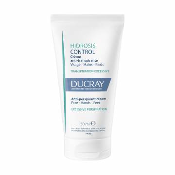 Крем-антиперспирант для лица, рук и ног Ducray Hidrosis Control Antiperspirant Cream, 50 мл