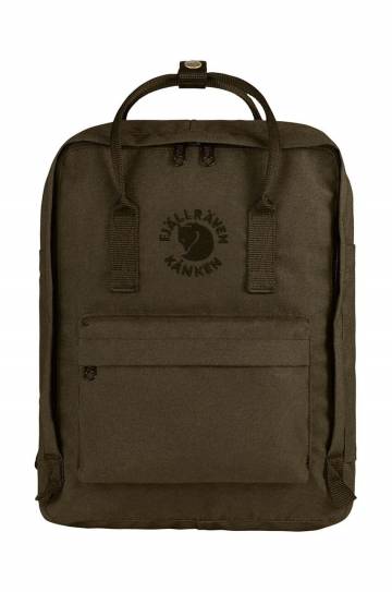 Рюкзак Fjallraven Re-Kanken цвет зелёный большой однотонный Рюкзак Fjallraven Re-Kanken цвет зелёный большой однотонный