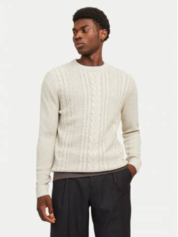 Jack&Jones Светр Craig 12258480 Écru Regular Fit Jack&Jones Светр Craig 12258480 Écru Regular Fit