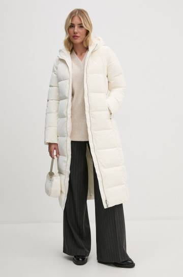 Куртка Calvin Klein Jeans женская цвет бежевый зимняя J20J224106 Куртка Calvin Klein Jeans женская цвет бежевый зимняя J20J224106