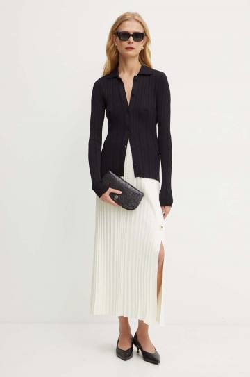 Юбка Twinset цвет бежевый maxi расклешённая 242LI3UDD Юбка Twinset цвет бежевый maxi расклешённая 242LI3UDD