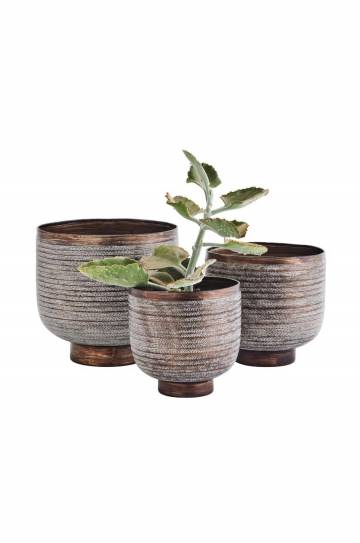 Набор цветочных горшков Madam Stoltz 3 шт