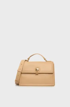 Женская бежевая  сумка TH ETERNITY MINI SATCHEL Бежевый ONESIZE Tommy Hilfiger AW0AW17176