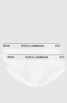 Набор белых трусов-брифов Brando