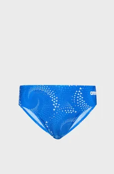 Мужские синие плавки с узором FIREFLOW SWIM BRIEFS Синий 70 Arena 010163-200