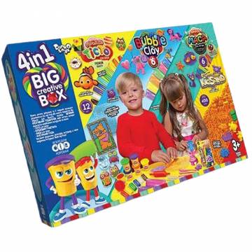 Набір для творчості Danko toys Big creative box 4 в 1 (BCRB-01-01U) Набір для творчості Danko toys Big creative box 4 в 1 (BCRB-01-01U)