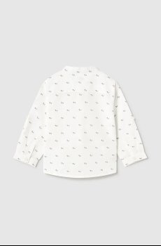 Детская рубашка с примесью льна Mayoral