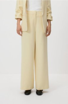 Reserved - Широкі штани - світло-жовтий - 182IS-10X
