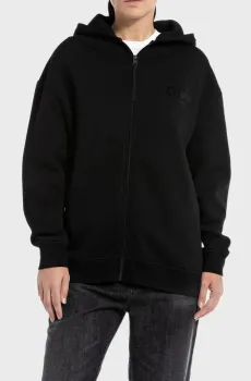 Женское черное худи Черный S Replay W3108 .000.22706