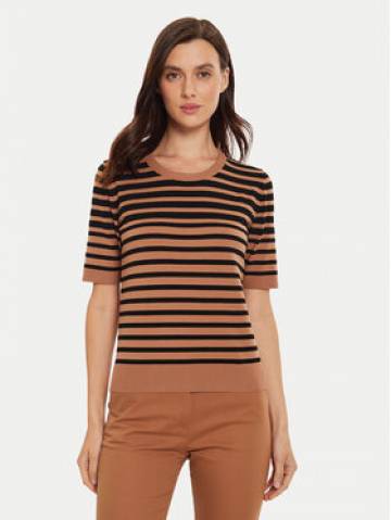 Sisley Светр 17Q3M1052 Коричневий Regular Fit Sisley Светр 17Q3M1052 Коричневий Regular Fit