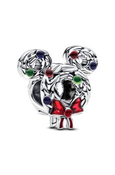 Намистина "Різдвяний вінок з Мікі Маусом"