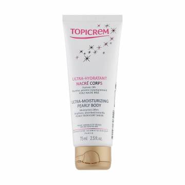 Ультраувлажняющий крем для тела Topicrem Ultra-Moisturizing Pearly Body с эффектом жемчуга, 75 мл Ультраувлажняющий крем для тела Topicrem Ultra-Moisturizing Pearly Body с эффектом жемчуга, 75 мл