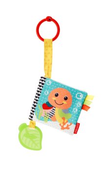 Игрушка книжка-прорезыватель Infantino Animal Crinkle Book, с рождения (315201)