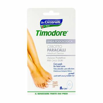 Пластыри для твердых мозолей Dr. Ciccarelli Timodore Corn Pads, 9 шт Пластыри для твердых мозолей Dr. Ciccarelli Timodore Corn Pads, 9 шт