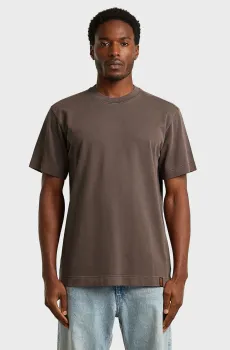 Мужская коричневая футболка GS-01 washed Коричневый L G-Star RAW D29114,E417