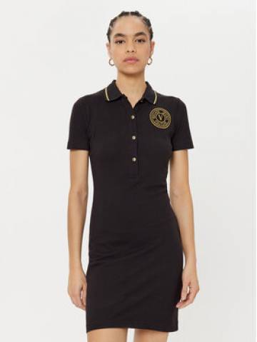 Versace Jeans Couture Повсякденна сукня 78HAOT01 Чорний Regular Fit Versace Jeans Couture Повсякденна сукня 78HAOT01 Чорний Regular Fit