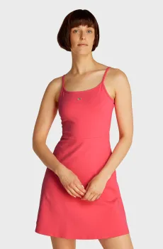 Женское розовое платье Розовый M Tommy Jeans DW0DW21354