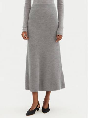 Max Mara Leisure Спідниця-міді Agile 2426306028 Сірий Regular Fit Max Mara Leisure Спідниця-міді Agile 2426306028 Сірий Regular Fit