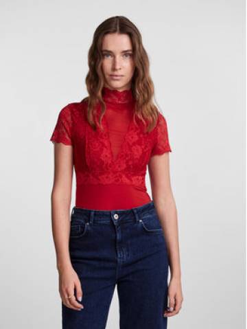 Pieces Боді 17131182 Червоний Slim Fit Pieces Боді 17131182 Червоний Slim Fit
