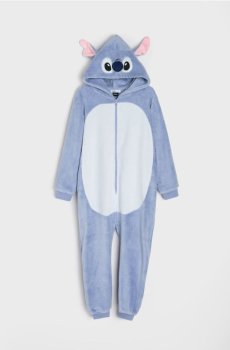 Флісова піжама типу onesie Stitch - блакитний