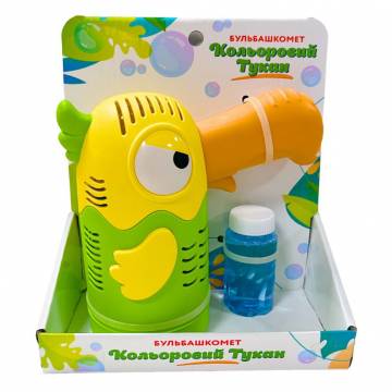 ​Набір для мильних бульбашок Zhorya Бульбашкомет кольоровий тукан (C575-16-A)