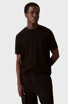 Мужская черная футболка TECH INTERLOCK Черный L Calvin Klein LV04LF209G