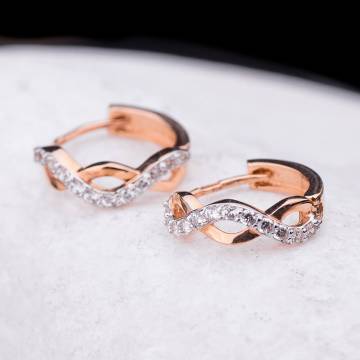 Серьги с фианитами с01540 Серьги с фианитами с01540