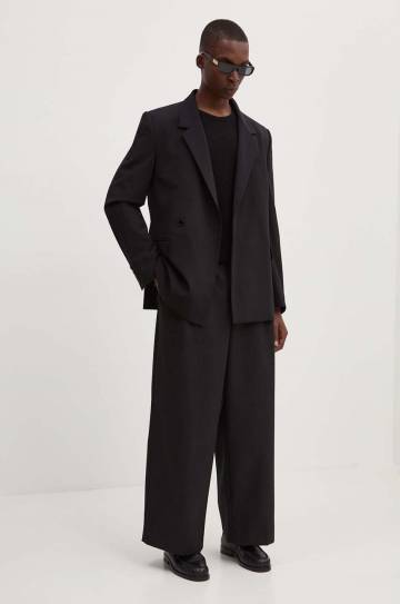 Шерстяной пиджак MSGM цвет чёрный 3740MG05.247506 Шерстяной пиджак MSGM цвет чёрный 3740MG05.247506
