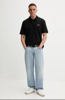 Хлопковое поло HUGO Delastolo