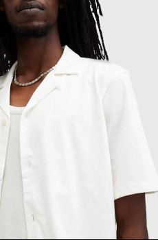Хлопковая рубашка AllSaints HUDSON