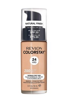 Уценка! Тональный крем для лица Revlon ColorStay Makeup for Normal/Dry Skin SPF 20 для нормальной и сухой кожи, 200 Nude, 30 мл